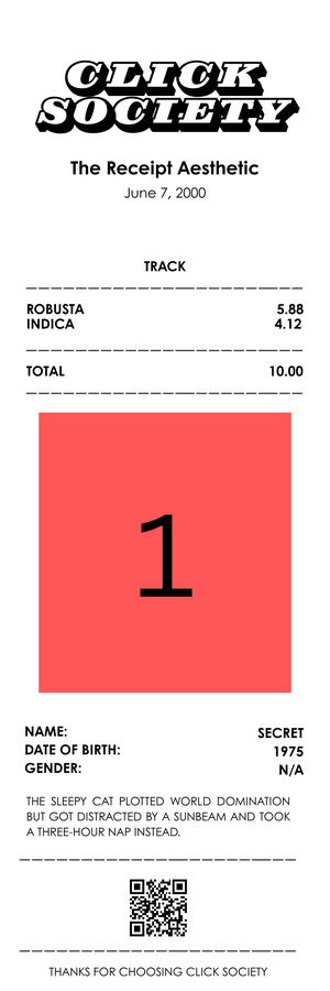 Click Receipt preview